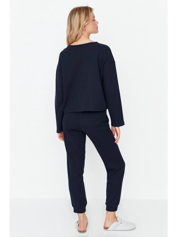 trendyol Pyjama donkerblauw