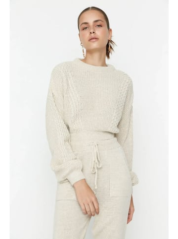 trendyol 2-delige outfit crème