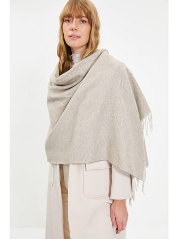 trendyol Sjaal beige/crème - (L)180 x (B)65 cm