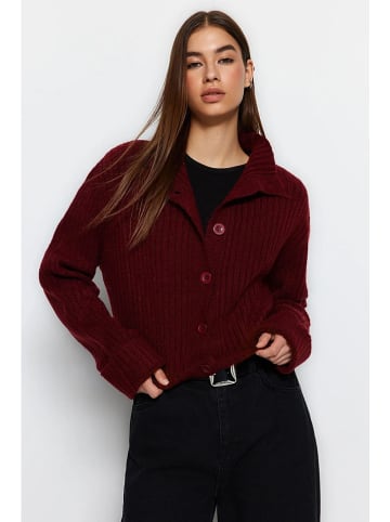 trendyol Cardigan in Bordeaux