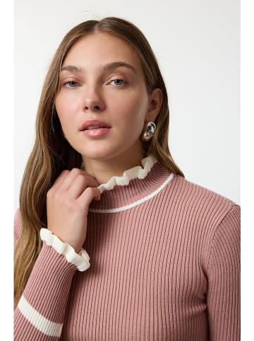 trendyol Sweter w kolorze szaroróżowym