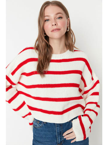 trendyol Trui wit/rood