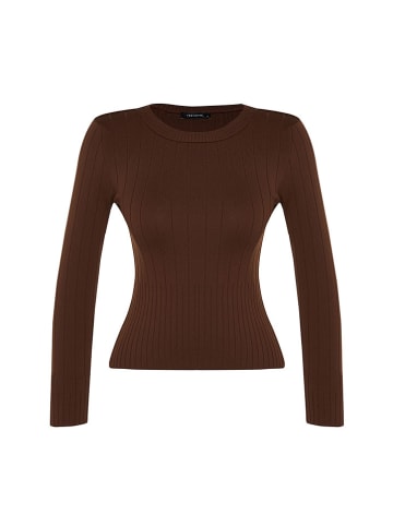 trendyol Trui donkerbruin