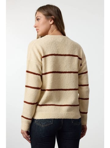 trendyol Pullover in Sand/ Braun