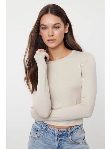trendyol Longsleeve crème