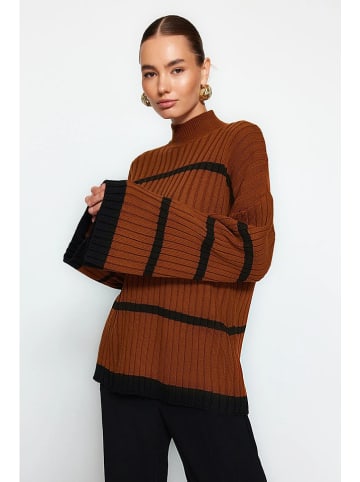 trendyol Trui bruin/zwart