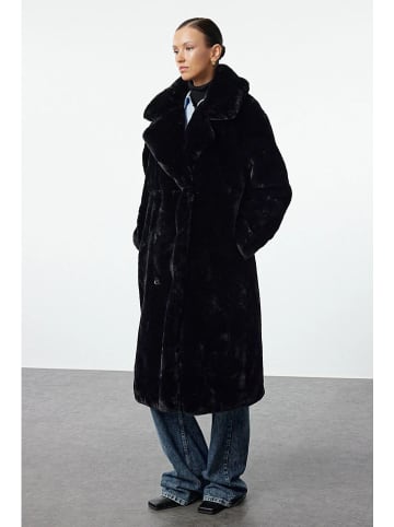 trendyol Teddymantel zwart