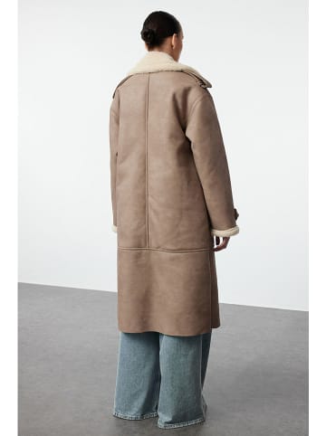 trendyol Wintermantel lichtbruin