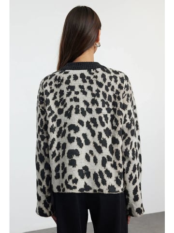 trendyol Trui lichtgrijs/zwart