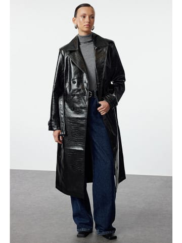 trendyol Trenchcoat in Schwarz