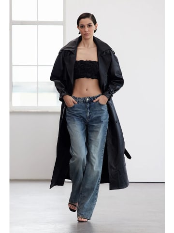 trendyol Trenchcoat in Schwarz
