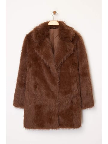 trendyol Teddymantel bruin