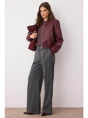 trendyol Kunstleren jas bordeaux