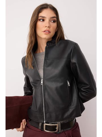 trendyol Kunstlederjacke in Schwarz