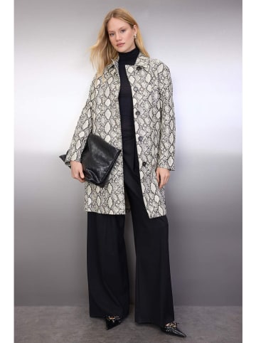 trendyol Kunstleder-Trenchcoat in Bunt