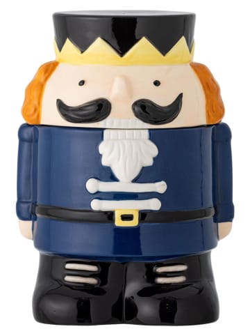 Bloomingville Voorraadpot "Feas" blauw - (H)19,5 x Ø 14 cm