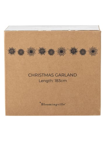 Bloomingville Grilande ''Bellac'' in Weiß - (L)183 cm