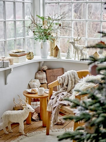 Bloomingville Tasse ''Winter Cup'' in Weiß - 300 ml