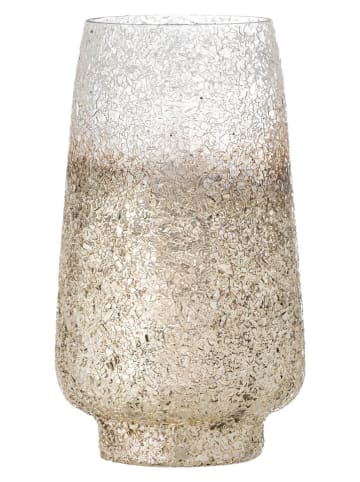 Bloomingville Windlicht "Lucina" zilverkleurig - (H)20 x Ø 11 cm