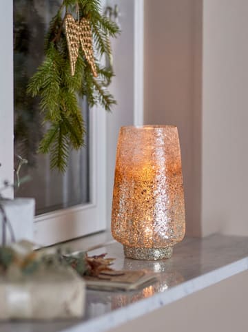 Bloomingville Windlicht "Lucina" zilverkleurig - (H)20 x Ø 11 cm