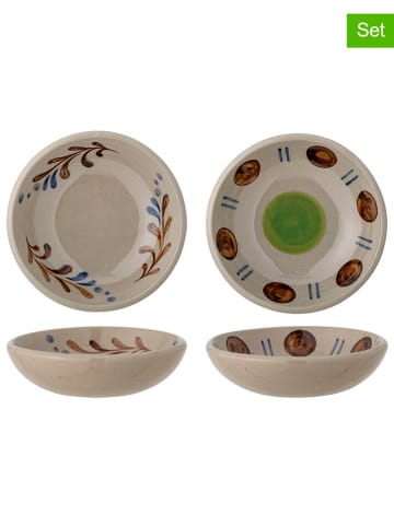 Bloomingville 2er-Set: Schalen "Peline" in Blau/ Braun - Ø 11 cm