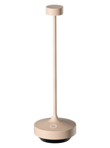lumisky Ledtafellamp "Ruby" crème - (H)22 x Ø 7,5 cm