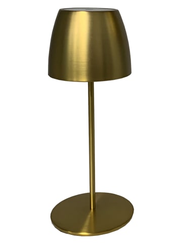 lumisky Ledtafellamp "Orlum" goudkleurig - (H)12 x Ø 30 cm