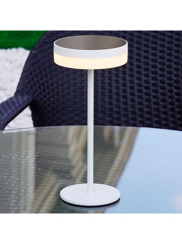 lumisky Solarna lampa stołowa LED "Vivia Mini" w kolorze białym - wys. 27 x Ø 12,5 cm