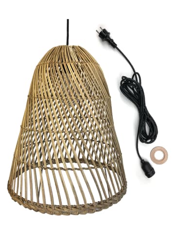 lumisky Lampa zewnętrzna "Paulo" w kolorze jasnobrązowym - wys. 45 x Ø 40 cm