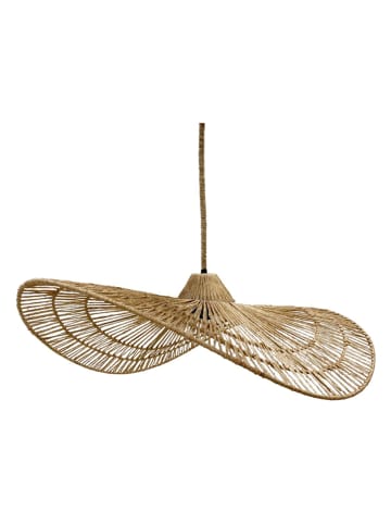 lumisky Lampa wisząca "Marbella" w kolorze beżowym - 62,5 x 14 x 52,5 cm