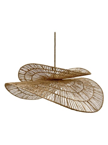 lumisky Hängeleuchte "Solara" in Natur - (B)82,5 x (H)76 x (T)21 cm