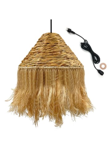 lumisky Lampa zewnętrzna "Leonora" w kolorze jasnobrązowym - wys. 48 x Ø 44 cm