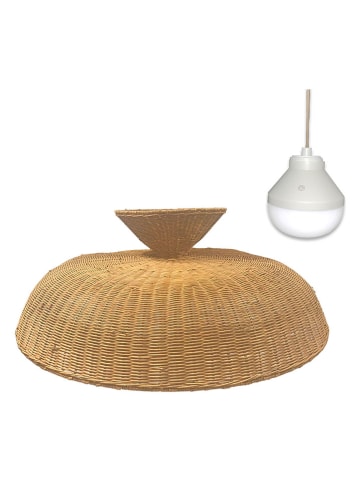 lumisky Lampa zewnętrzna LED "Darma" w kolorze jasnobrązowym - wys. 30 x Ø 80 cm