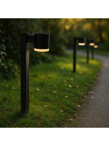 lumisky Zewnętrzna lampa solarna LED w kolorze czarnym - 18,8 x 70 x 10,1 cm