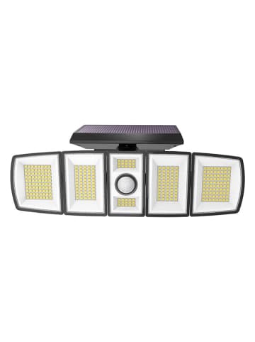 lumisky LED-Solarleuchte "Andover XL" in Schwarz - (B)31 x (H)14 cm