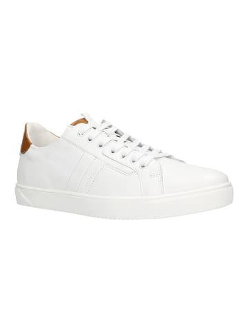 Wojas Skórzane sneakersy w kolorze białym