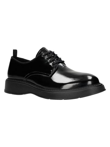 Wojas Leren veterschoenen zwart