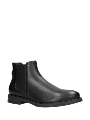 Wojas Leren chelseaboots zwart