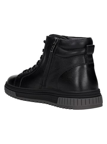 Wojas Leder-Boots in Schwarz