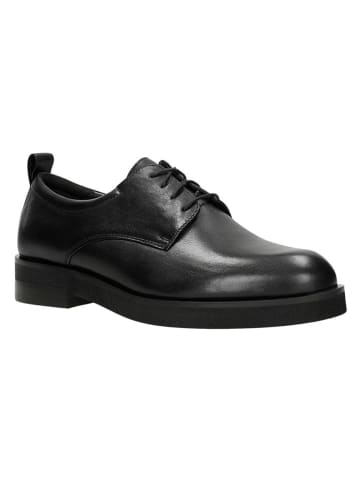 Wojas Leder-Schnürschuhe in Schwarz
