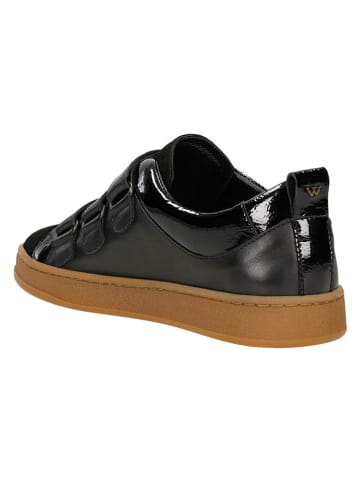 Wojas Skórzane sneakersy w kolorze czarnym