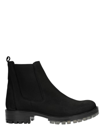 Wojas Leder-Chelsea-Boots in Schwarz