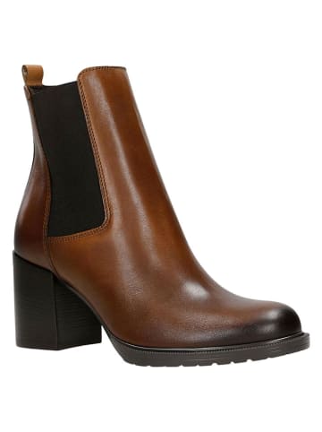 Wojas Leren enkellaarzen bruin