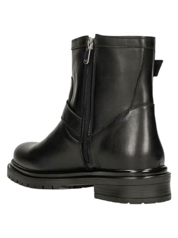 Wojas Leren boots zwart
