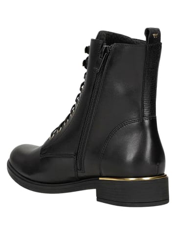 Wojas Leren boots zwart
