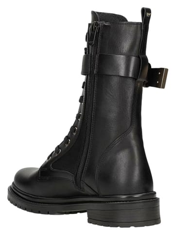 Wojas Leren boots zwart