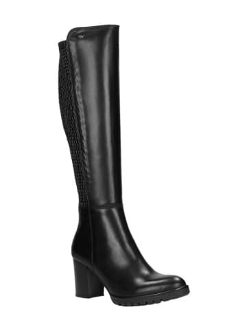 Wojas Leder-Winterstiefel in Schwarz