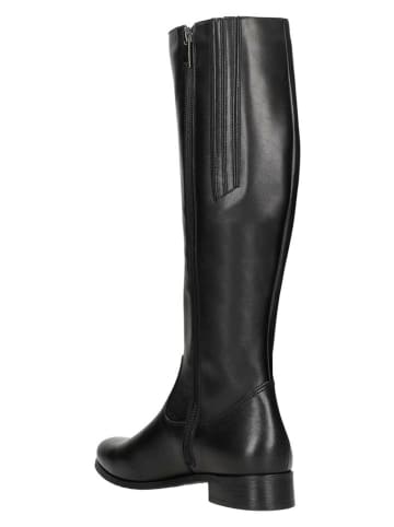 Wojas Skórzane kozaki w kolorze czarnym