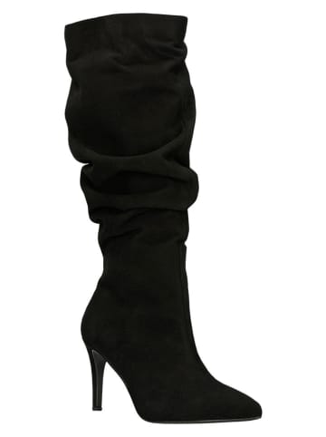 Wojas Leder-Stiefel in Schwarz