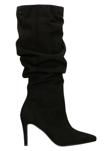 Wojas Leder-Stiefel in Schwarz